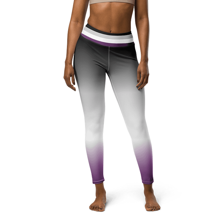 Asexual Pride Gradient Leggings product image (1)