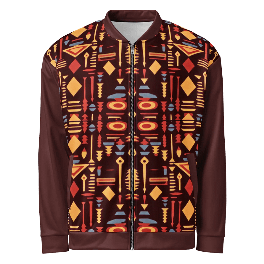 Ethnic Symmetry Custom Bomber Jacket product image (1)