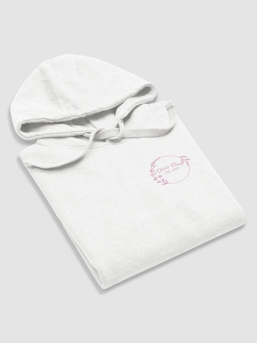 White and Pink Dino Den Hoodie product image (5)