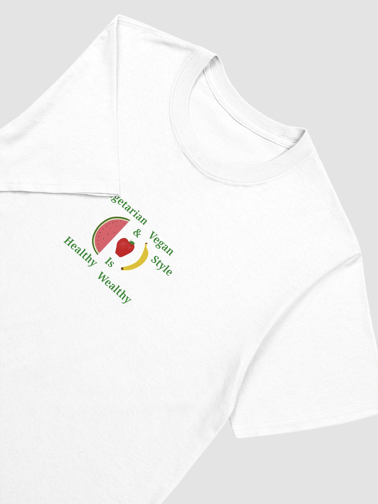 Healthy & Wealthy Vegetarian T-Shirt product image (7)