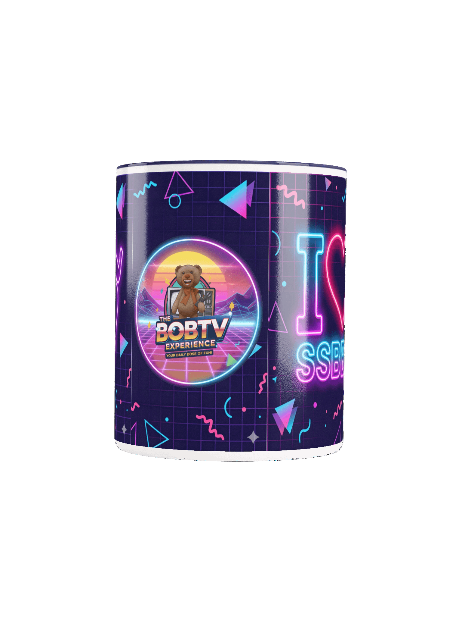 Neon I heart SSBBW BOB TV  Ceramic Mug! product image (5)