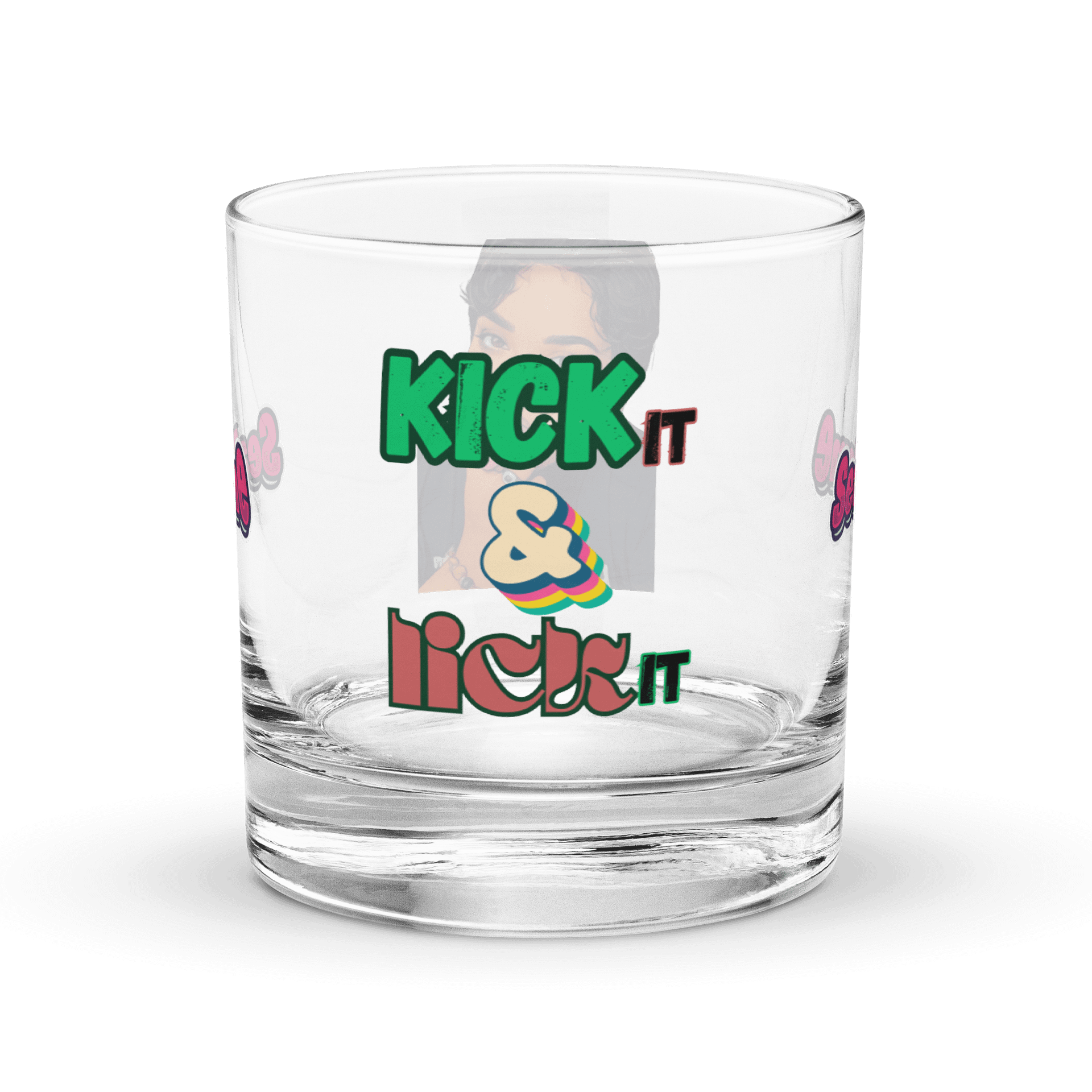 SeaDame - Self-Portrait Logo Rocks Glass product image (3)