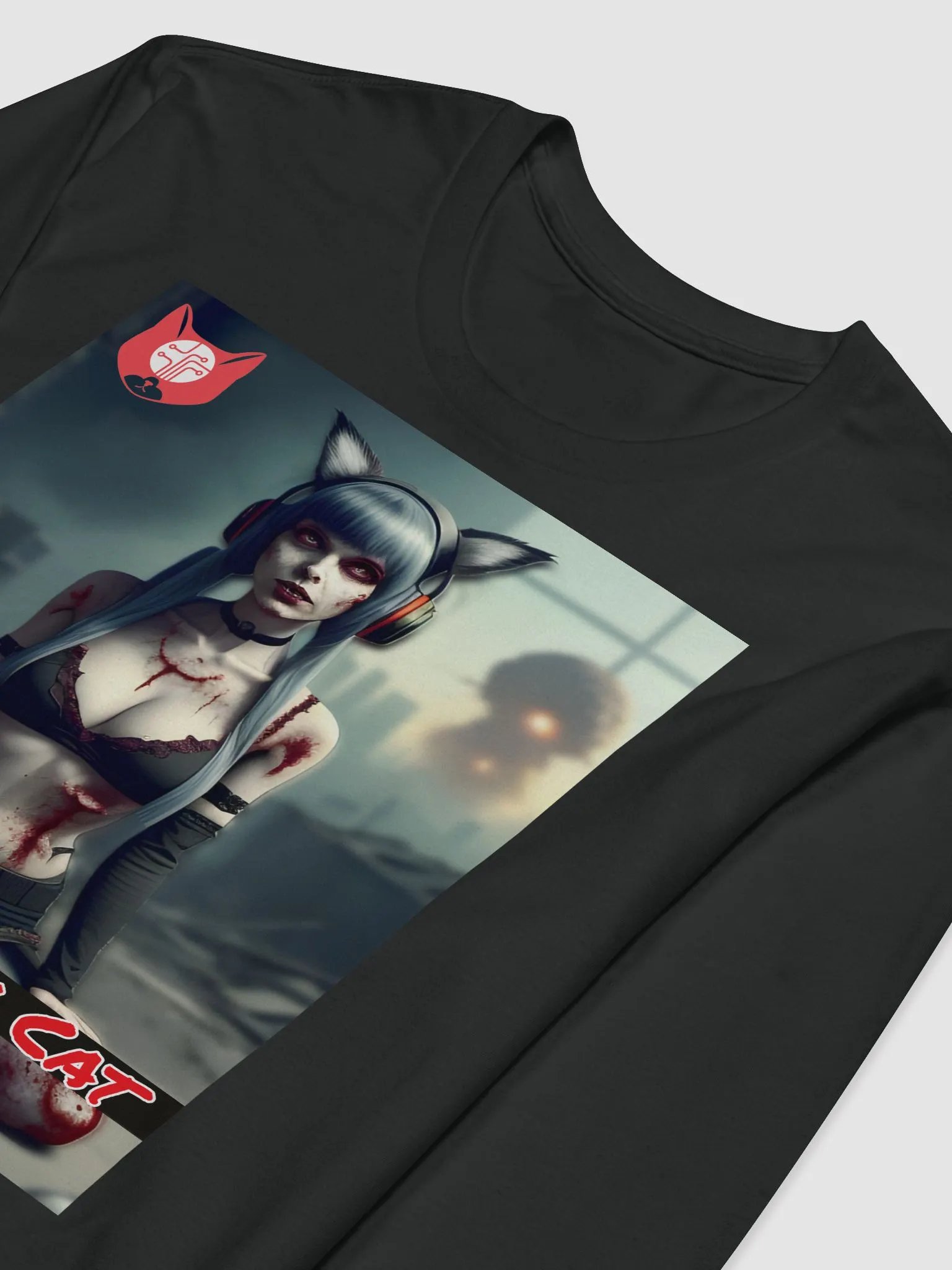 Zombie THREE Long-Sleeved Tee (US SHIPPING) product image (3)