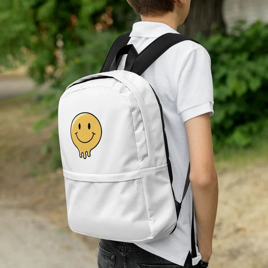 Smile face back pack product image (6)