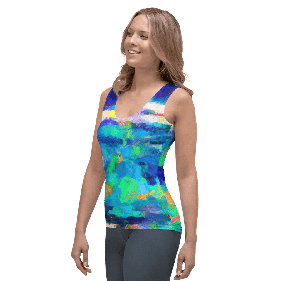Ocean Breeze All-Over Tank Top product image (3)