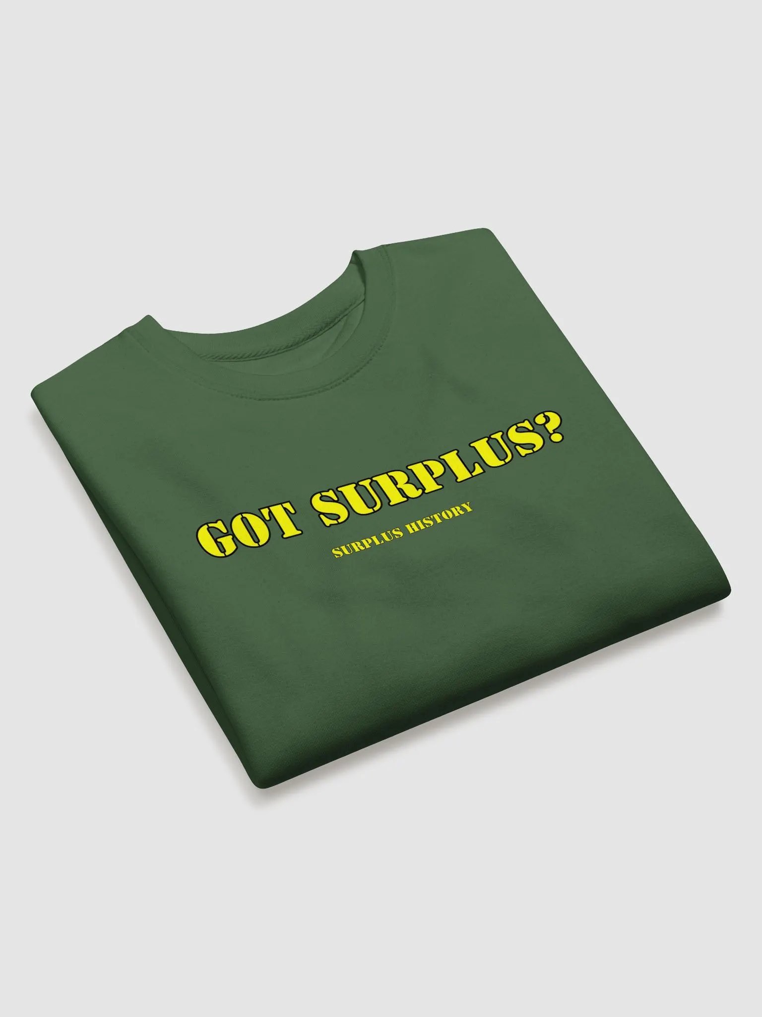 "Got Surplus?" Sweatshirt – Standard Issue Comfort product image (3)