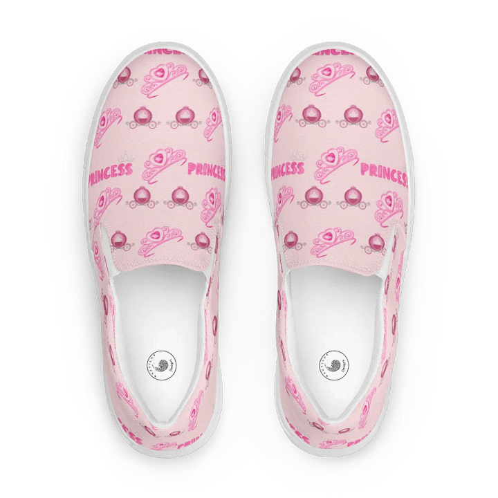 Pink Princess Pink Slip-Ons product image (1)