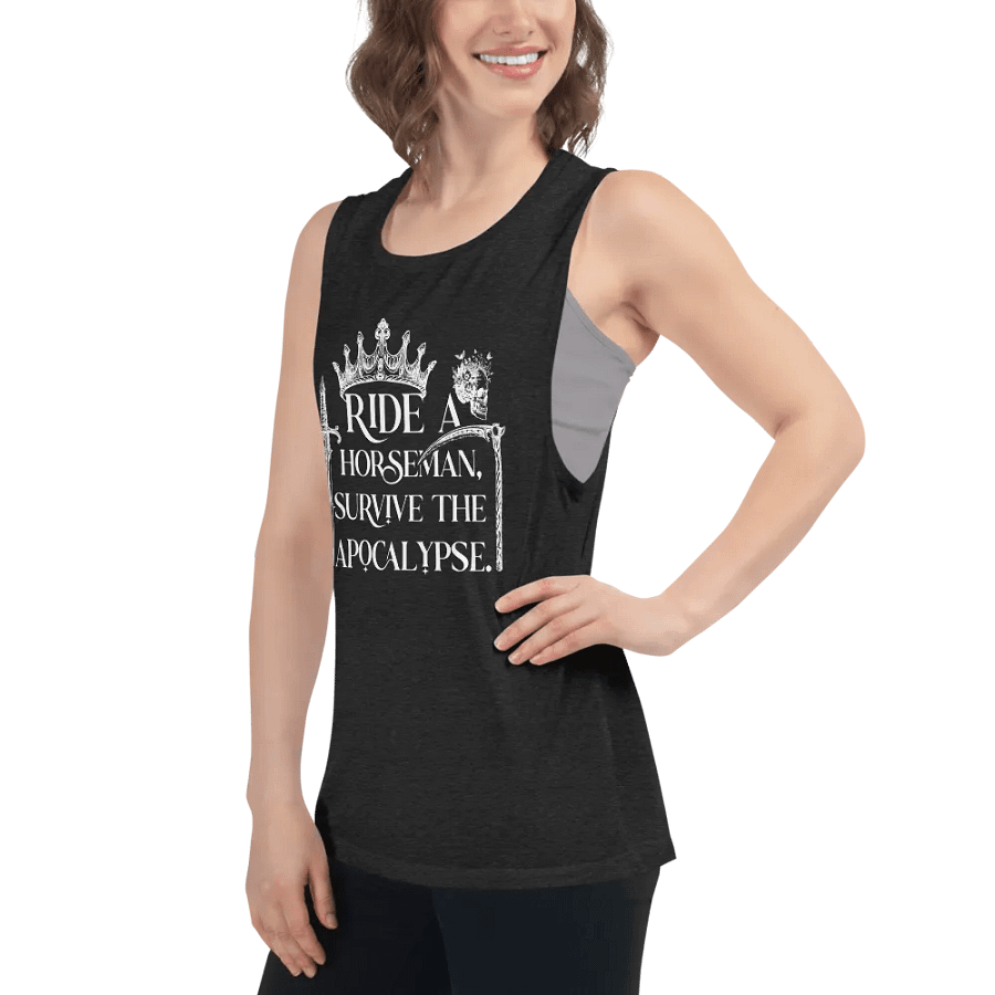 Ride a Horseman Bella+Canvas Women's Flowy Muscle Tank product image (6)