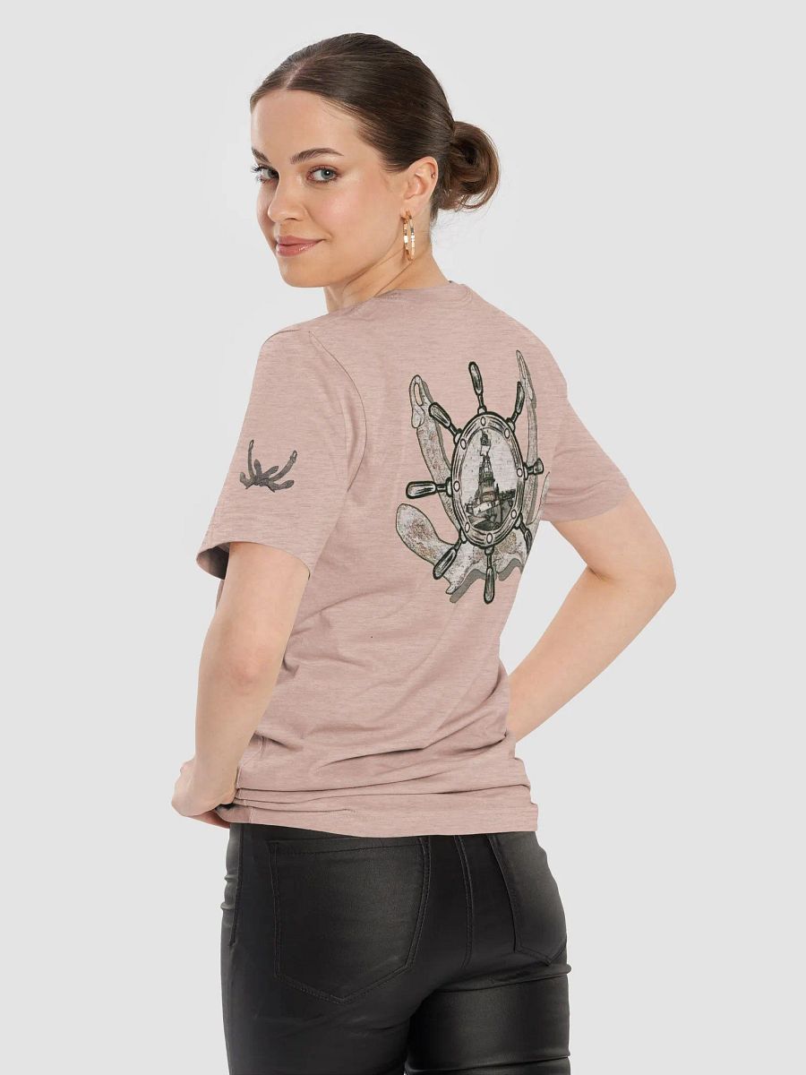 Twin anchor ship wheel & Tug CE T-Shirt product image (9)