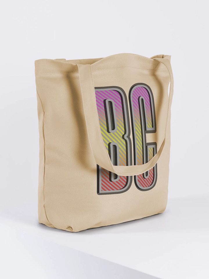 BC British Colombia Block Letters Colorful Statement Tote Bag product image (4)