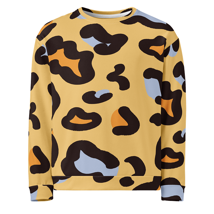 Leopard Animal Print Eco Friendly Unisex Sweatshirt product image (1)