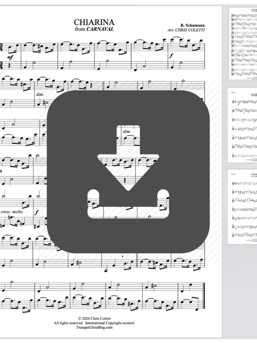 Duet: Schumann's "Chiarina" from CARNAVAL product image (1)
