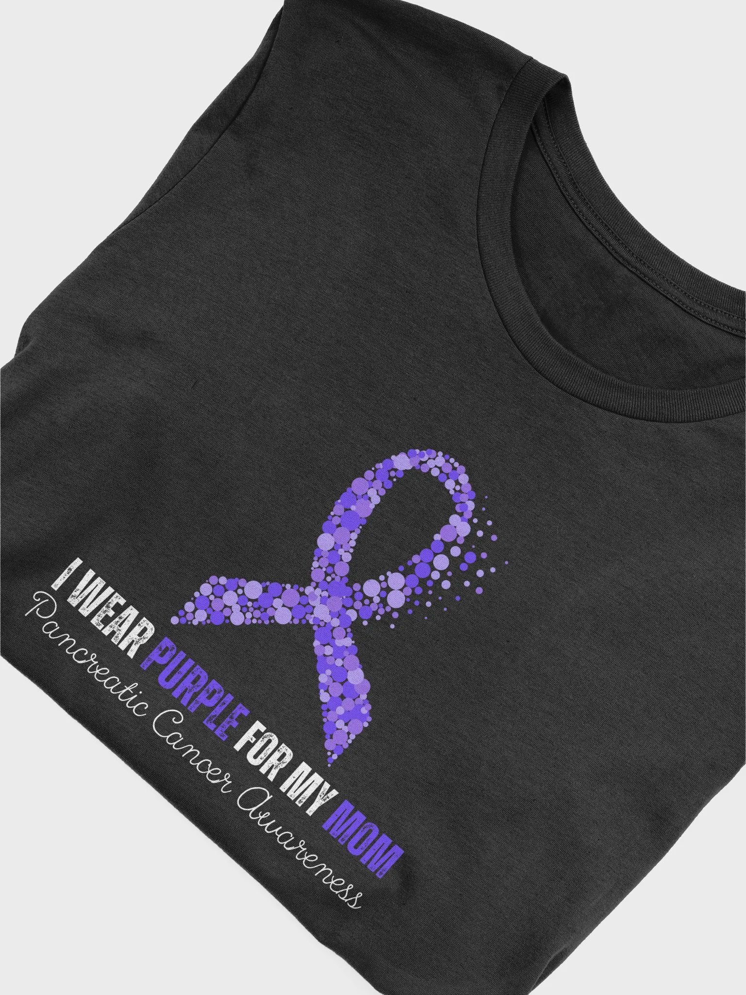 I Wear Purple for My Mom Pancreatic Cancer Awareness T-Shirt product image (5)