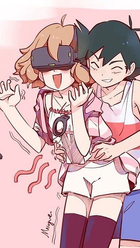 AshxSerena 🖤✨/ #kuro743 /KURO EDIT / #pokemonjourneys #pokemon #ashxserena #amourshipping