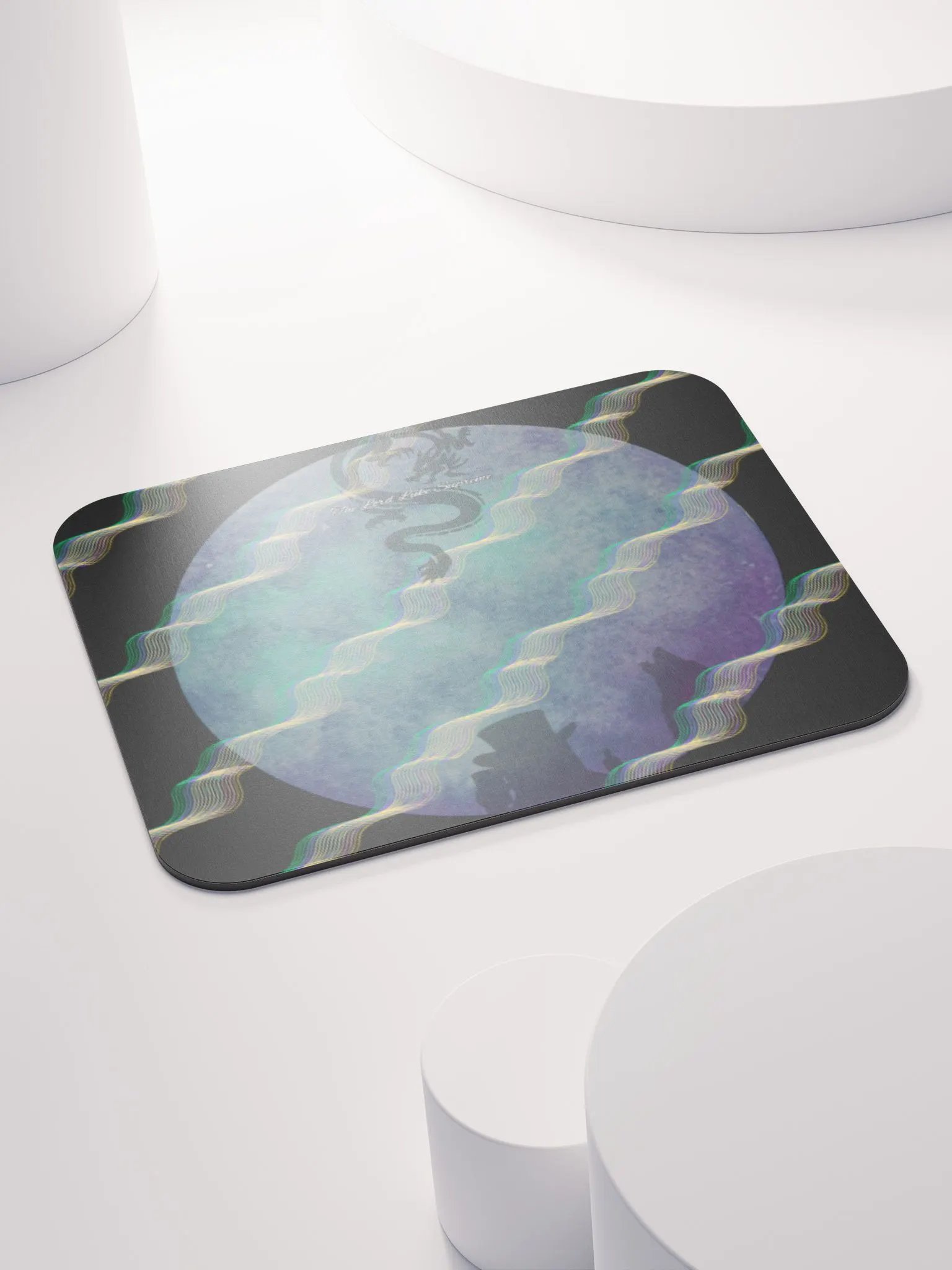 Moonlight Retro wave Mouse Pad product image (4)