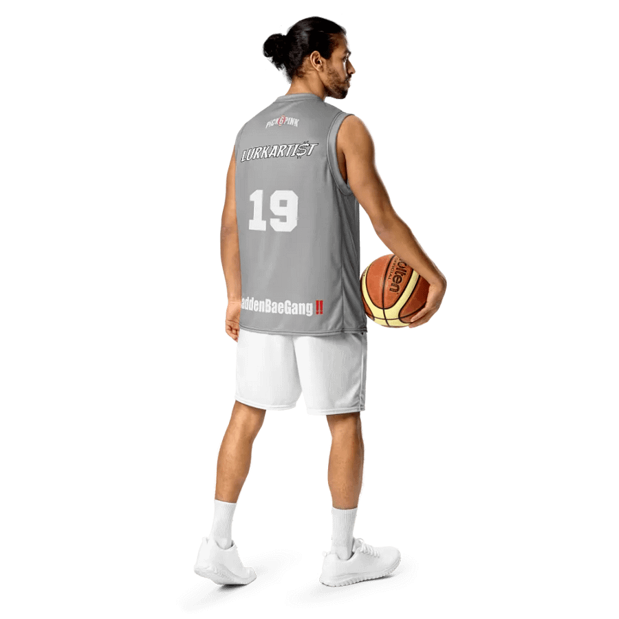 Madden Bae Jersey 👨‍🎨 (Gray + White Logo) product image (4)