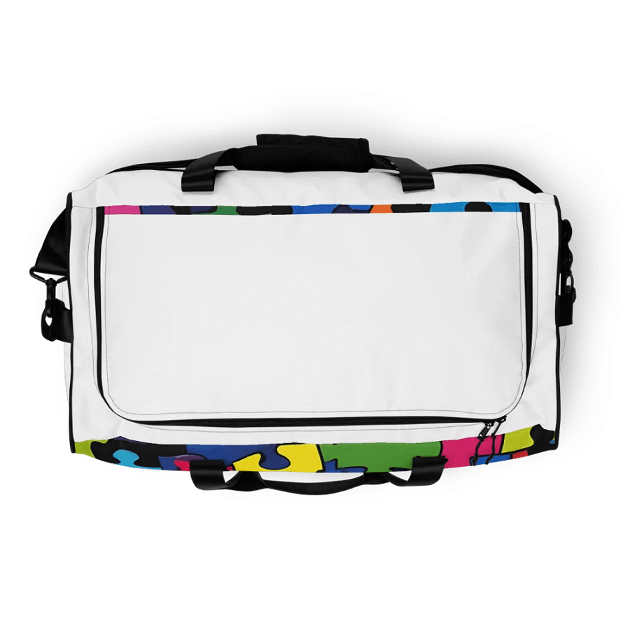 Vibrant Puzzle Pieces Duffle Bag product image (9)
