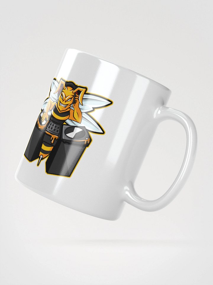 Bee Logo White Glossy Mug product image (4)
