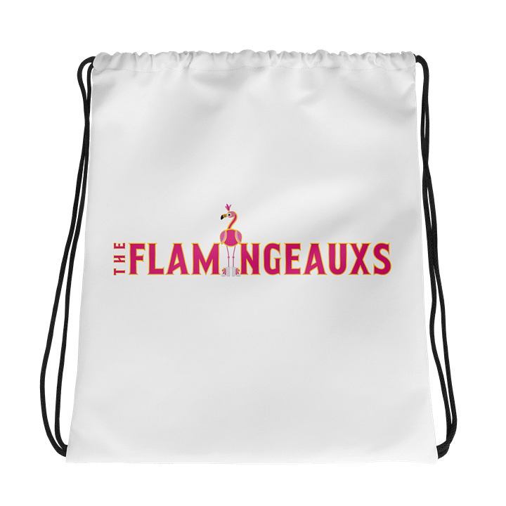 White drawstring bag product image (1)