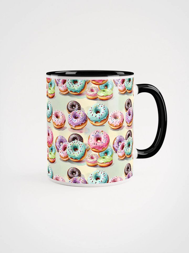 Coffee Mug with Color Inside - Pastel Sprinkle Donuts product image (1)
