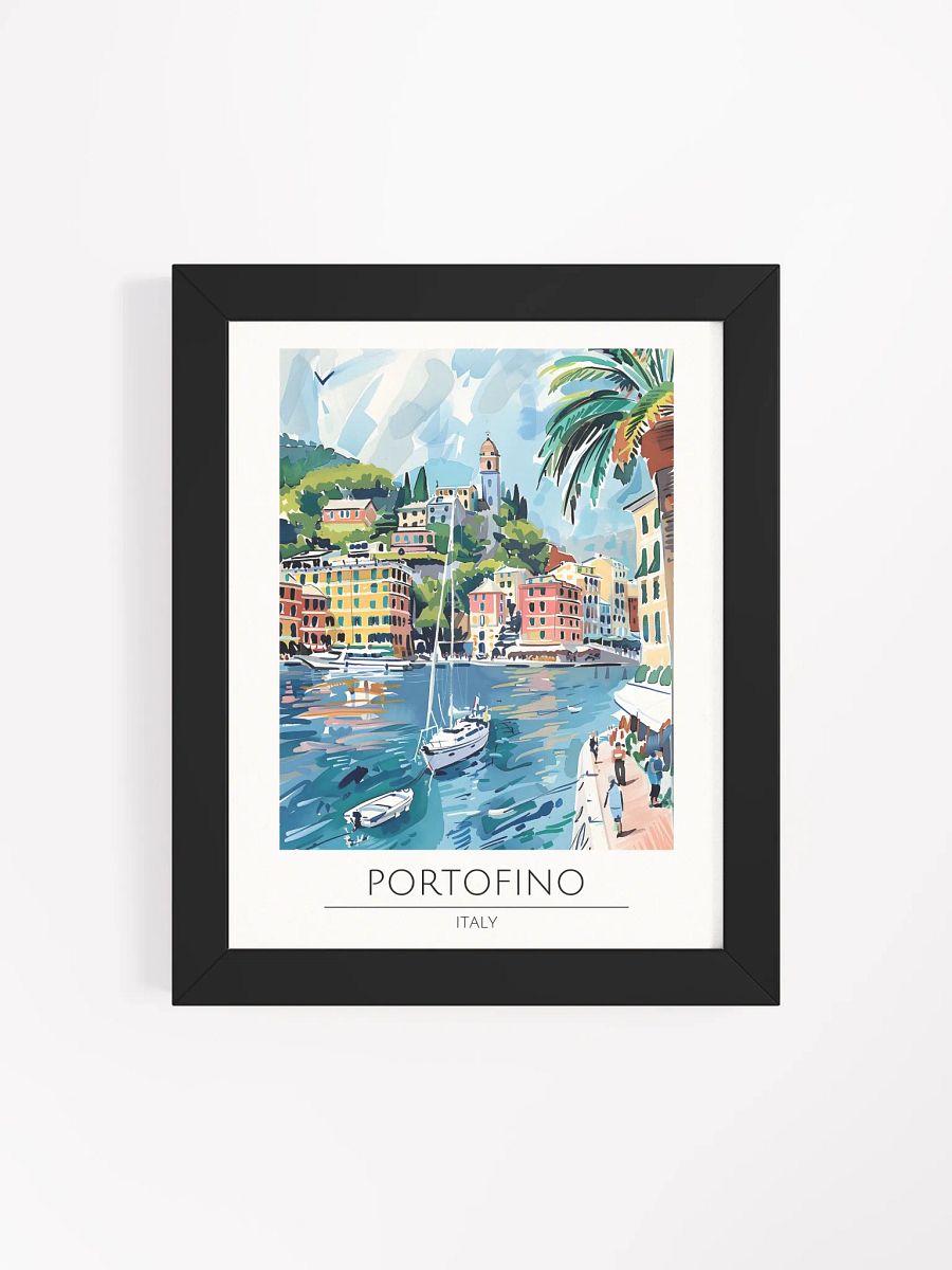 Portofino Italy Framed Travel Poster product image (1)