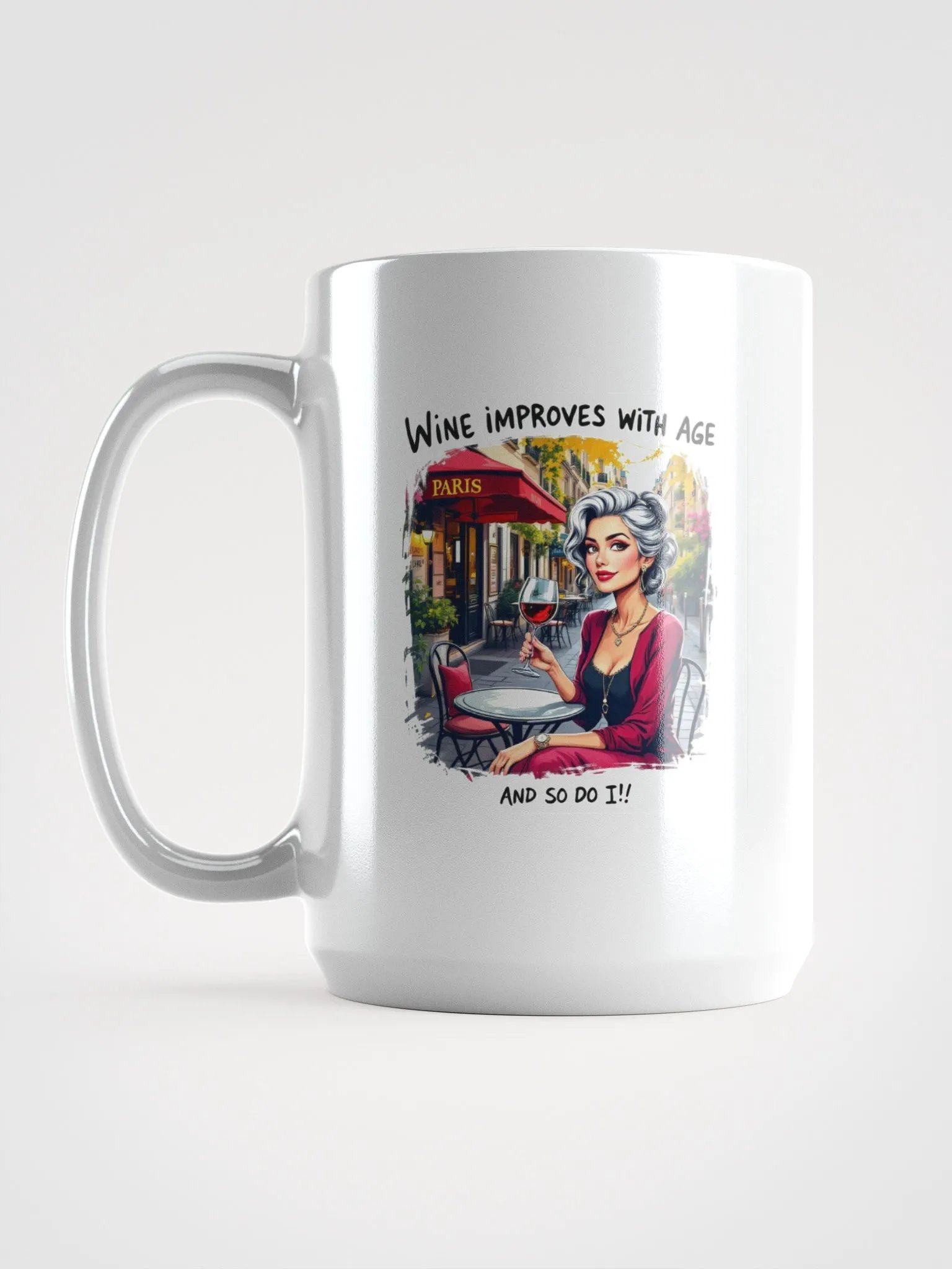 Parisian Wine Lover Mug product image (6)