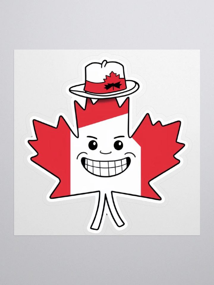 Canadian Leaf Mountie Sticker product image (1)