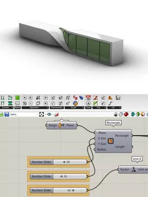 Grasshopper - EX 14 - Iso curve + MD slider #architecture #architecturedesign #architectureschool #architecturestudentlife #parametricarchitecture #grasshopper #rendering #render #architecturetiktok #zahahadid #architecturestudent #model #modeling #design #grasshopper3d #architecturemodel #parametricdesign #architect #models #rhino