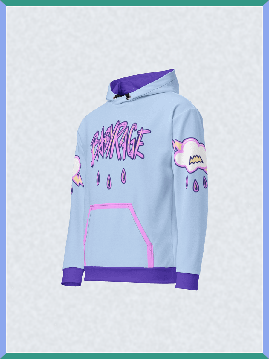 Baby Rage Pink Trim Pocket - Pullover Hoodie product image (2)