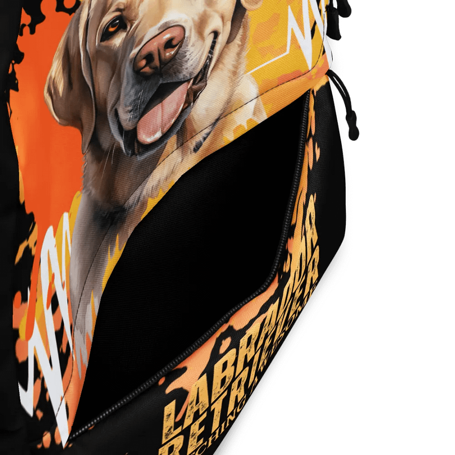 Labrador Retriever Fetching Awesome All Over Print Backpack product image (8)