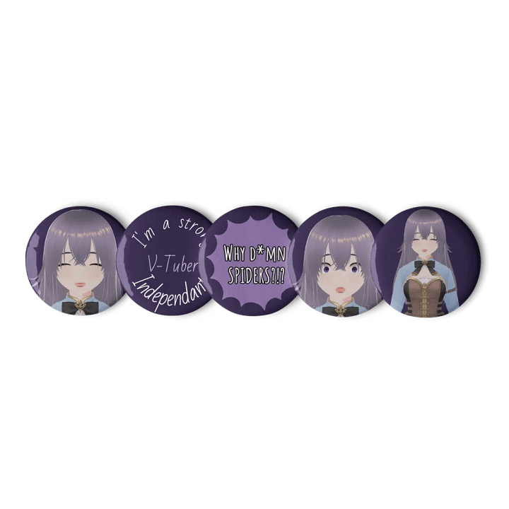 Virtual Vibe Pin Button Set product image (1)