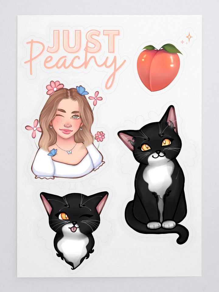 Sushi & Peachy Sticker Sheet product image (1)
