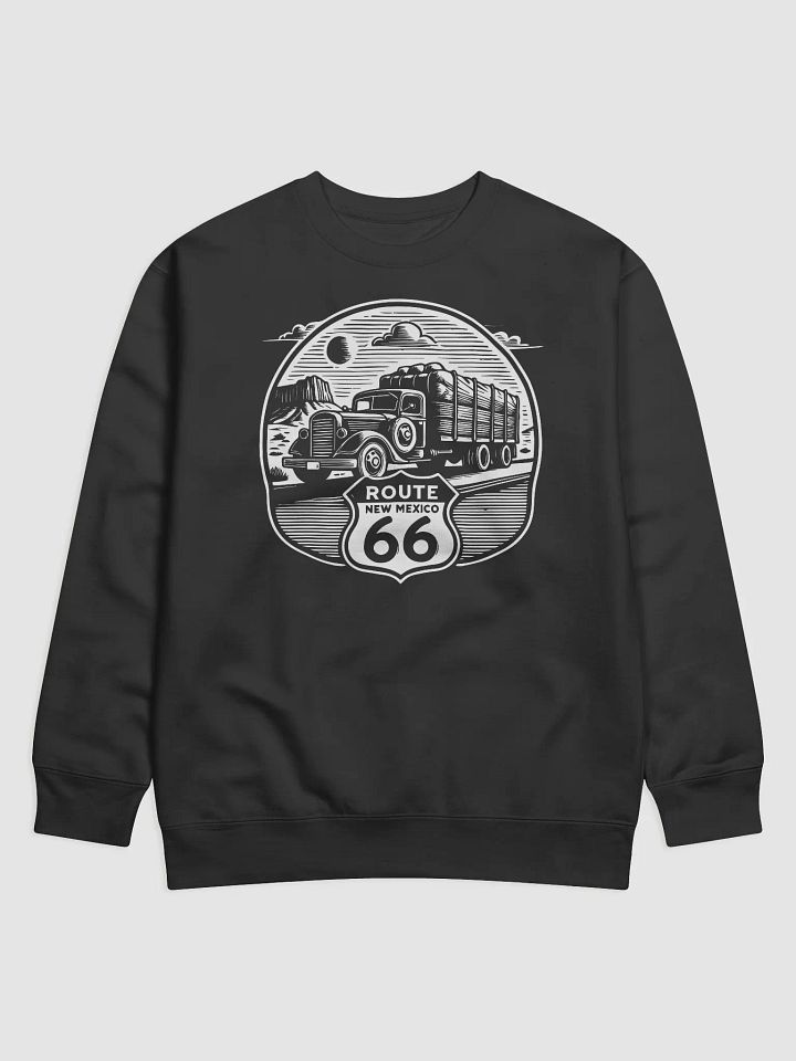 Vintage Car Route 66 Emblem Sweatshirt product image (1)