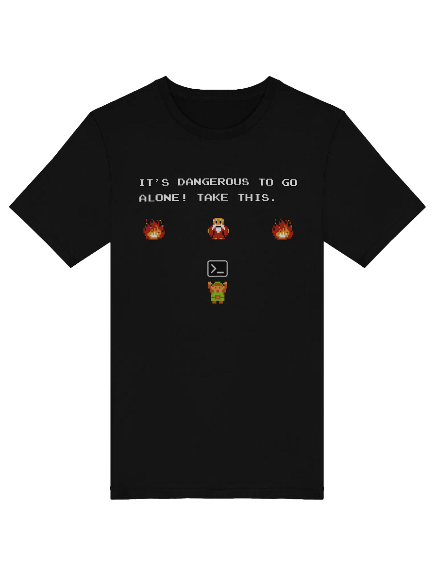 "It's Dangerous to go Alone" T-Shirt product image (3)