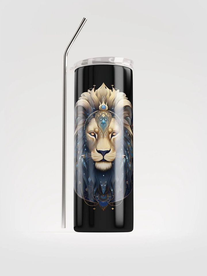 Embrace Leo's Majesty with our Eco-Friendly Zodiac Stainless Steel Tumbler! product image (1)