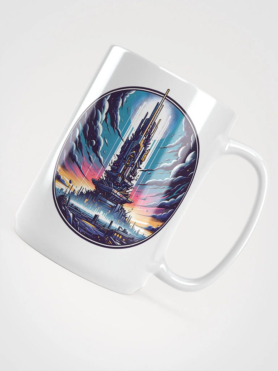 Futuristic Cityscape Coffee Mug – Sip into the Future 🌌 product image (5)