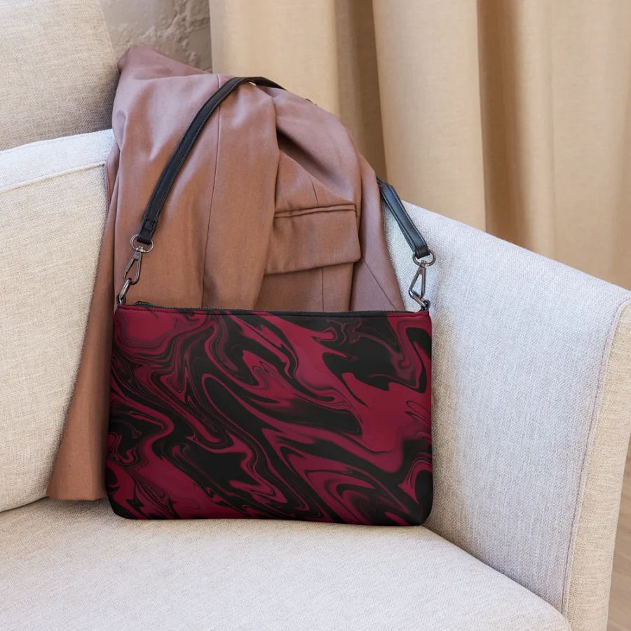 Stylish Swirl Flip-Sided Faux Leather Crossbody Bag product image (8)