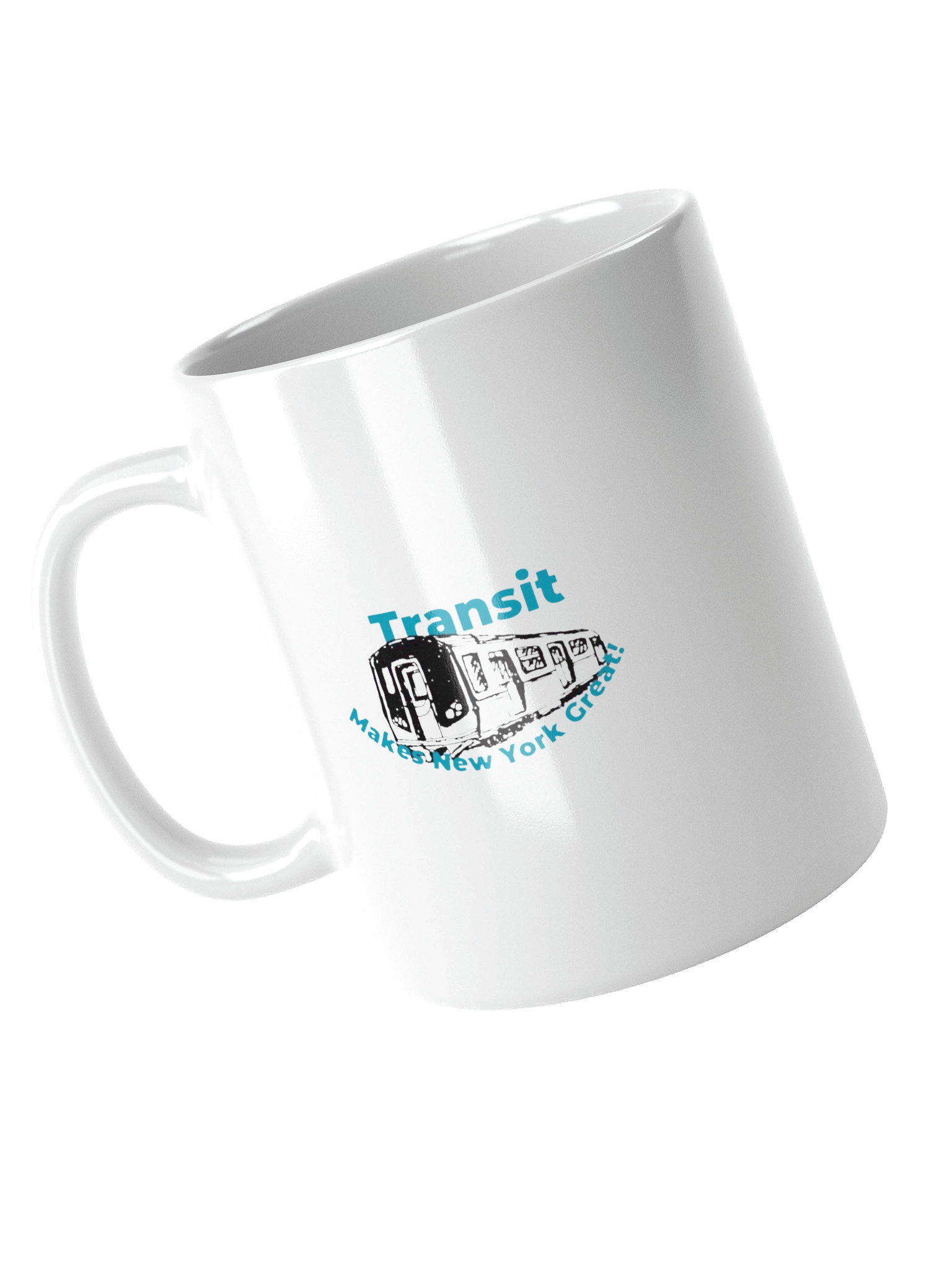 "Transit Makes New York Great" Mug (White) product image (4)