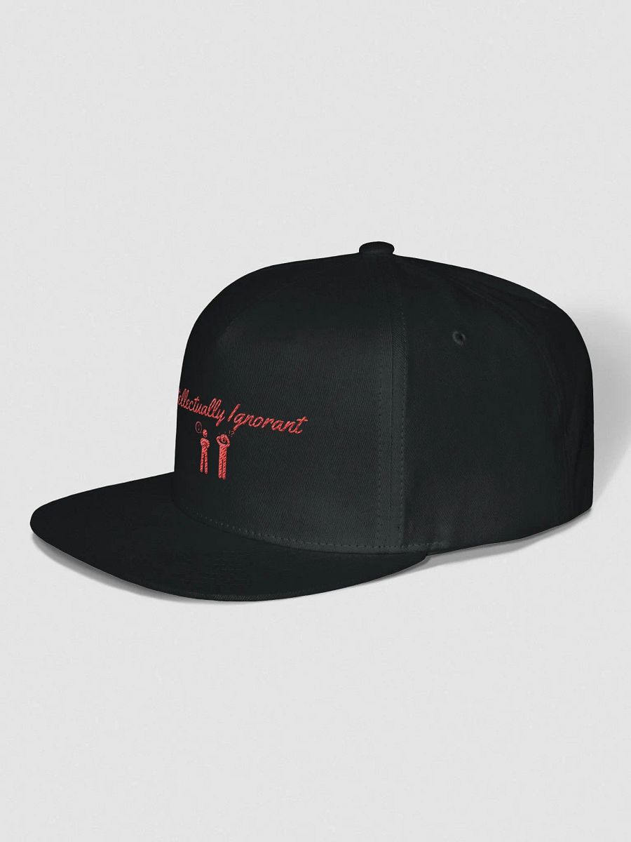Intellectually Ignorant ( RED LOGO) Snapback hat product image (2)