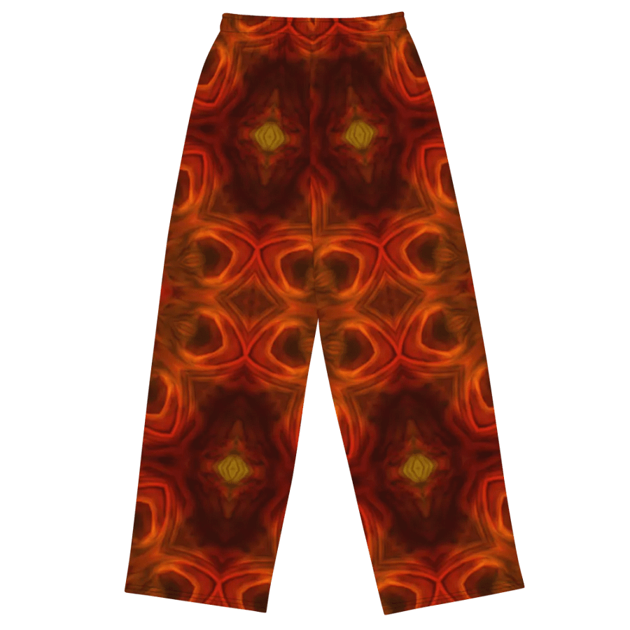 Orange Soft Kaleidoscope Wideleg Pants product image (3)