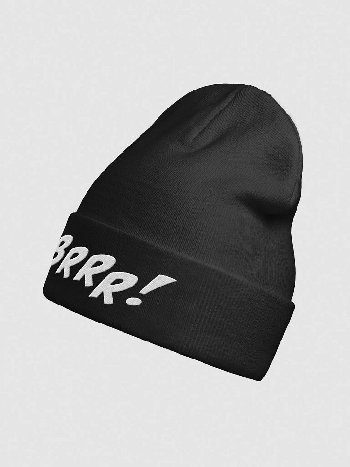 BRRR! Embroidered Unisex Cuffed Beanie product image (2)