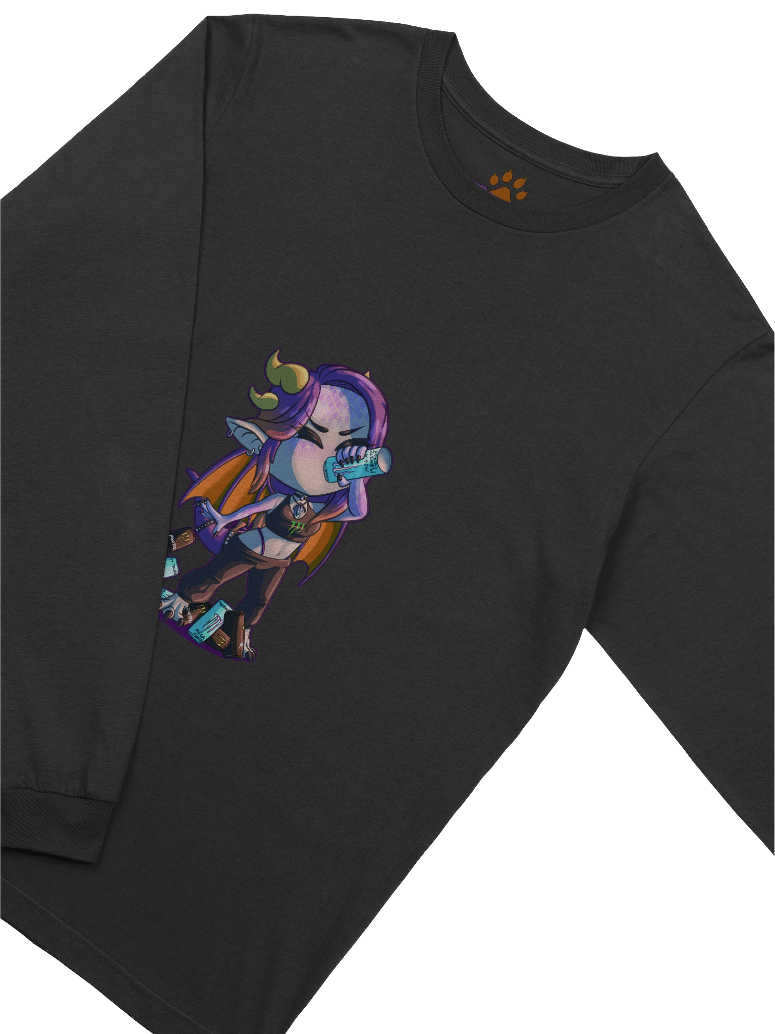 Dracthyr Monsta Addict Supersoft Long Sleeve product image (3)