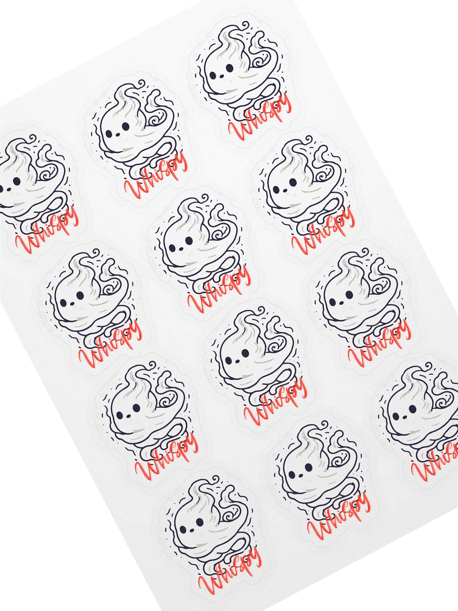 Whispy #1 Kiss Cut Sticker Sheet product image (1)