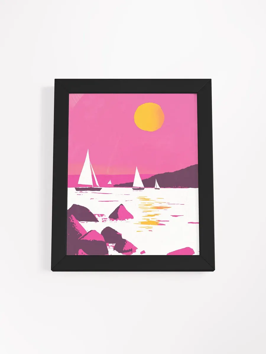 Sunset Sailing Serenity Framed Poster product image (1)