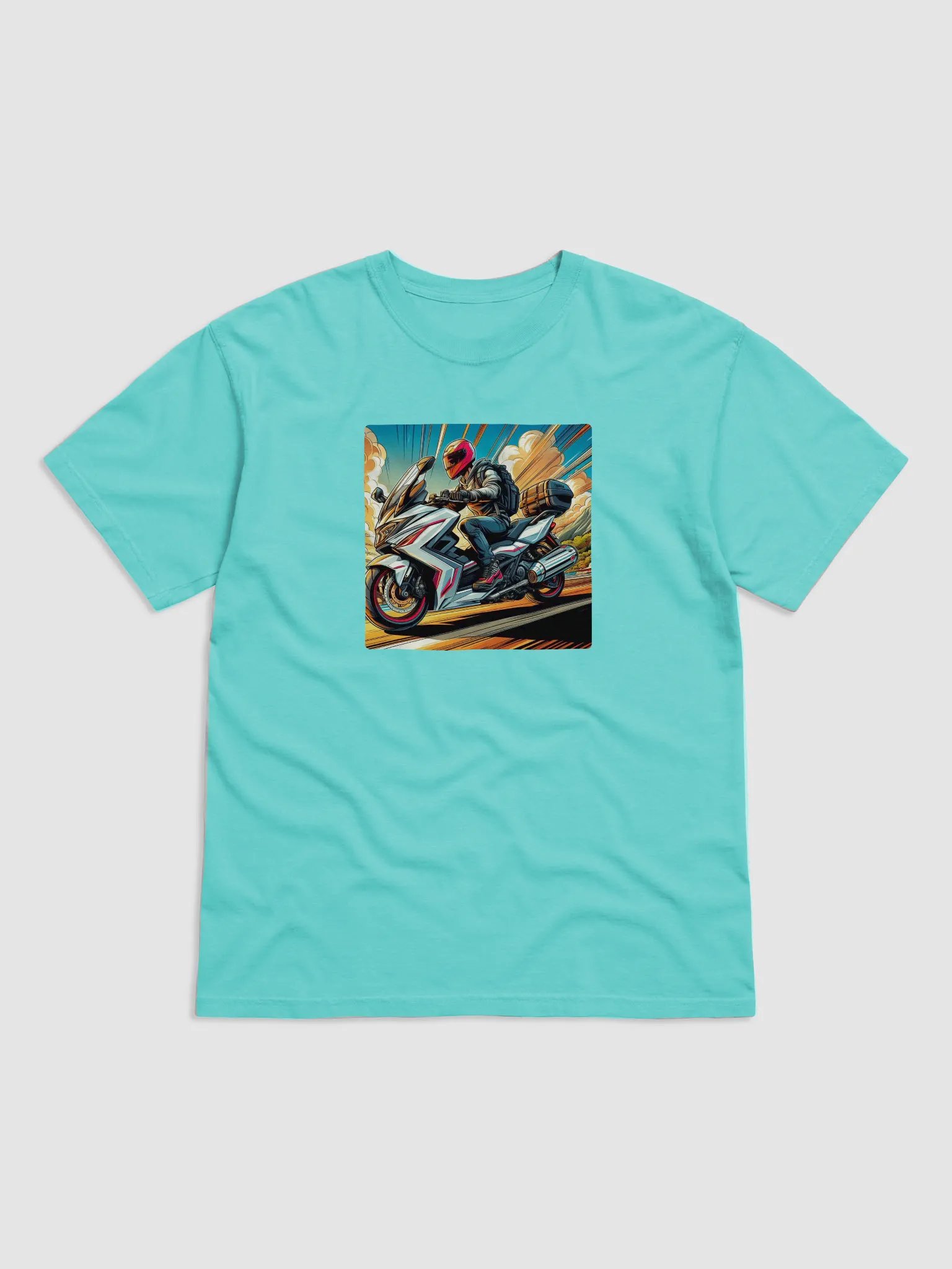 Ride On Comic Motorcycle T-Shirt product image (11)