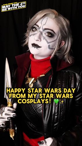 HAPPY STAR WARS DAY!! ✨
The galaxy far far away means the world to me! 💚 it has truly CHANGED MY LIFE in so many amazing ways...