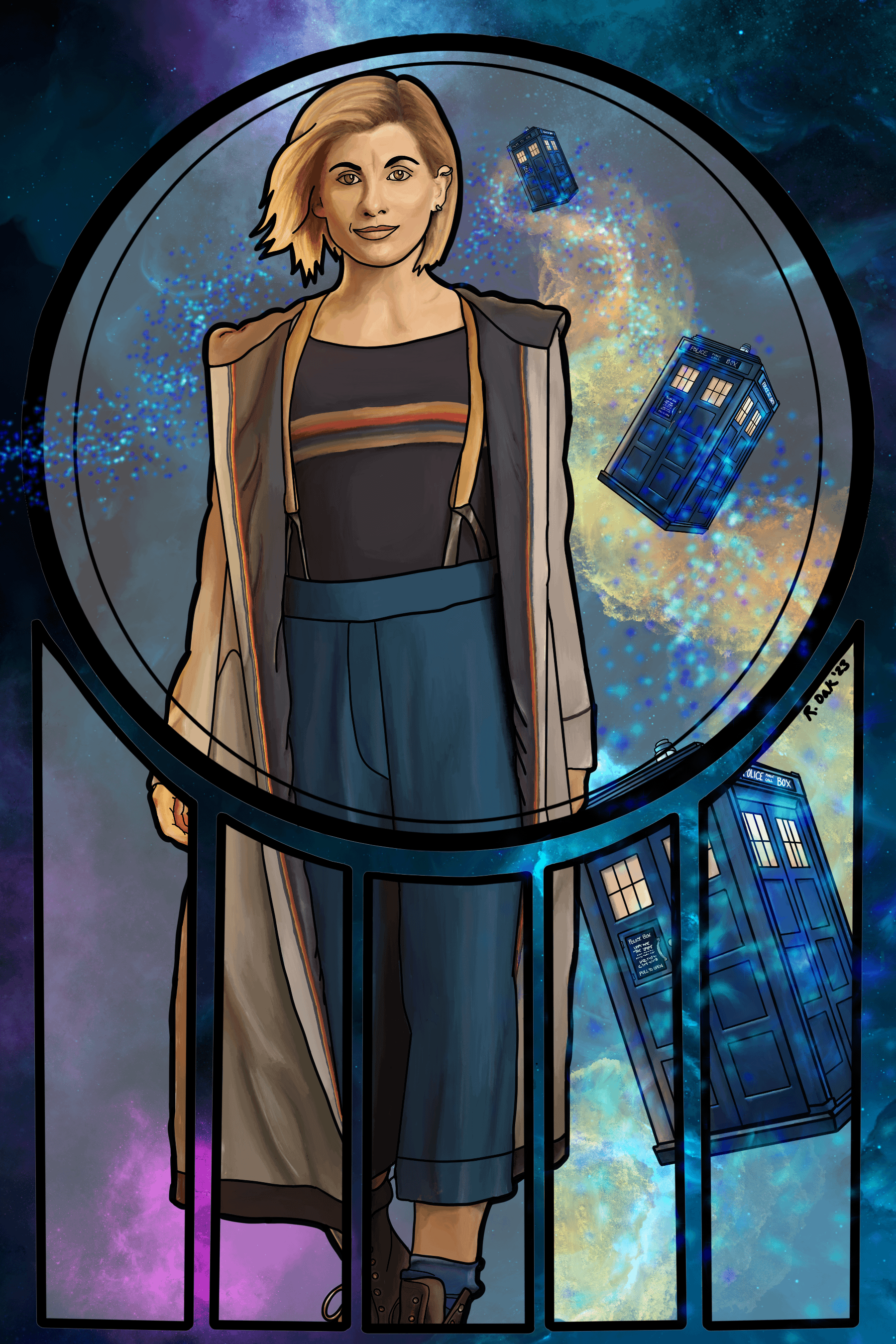 Who-Veau #3 (Original on Canvas) product image (1)