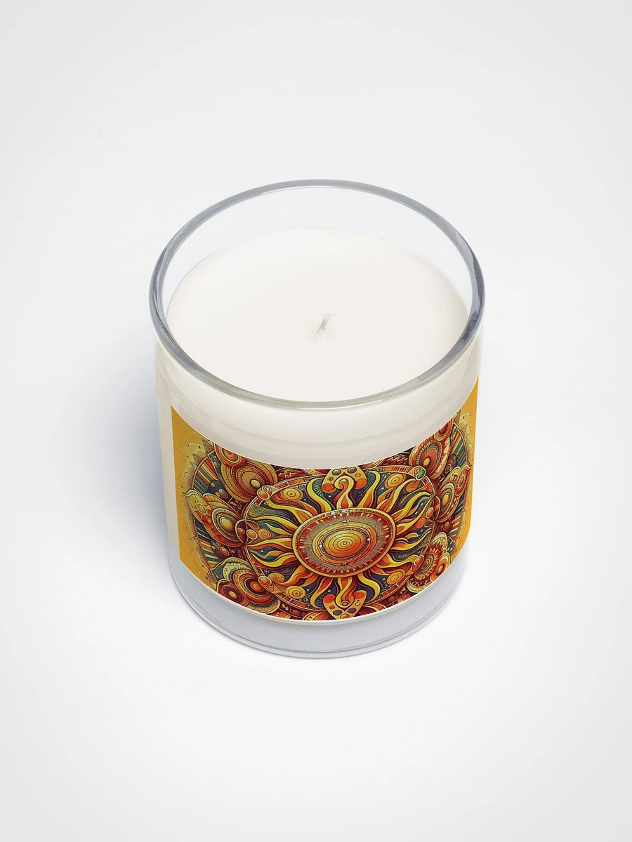 Soy Wax Candle In A Clear Glass Jar product image (3)