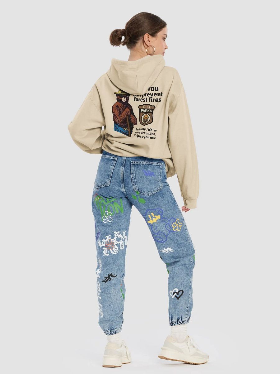 We've been DEFUNDED Smokey Our Parks Bear Pullover Hoodie Alt National Parks product image (9)
