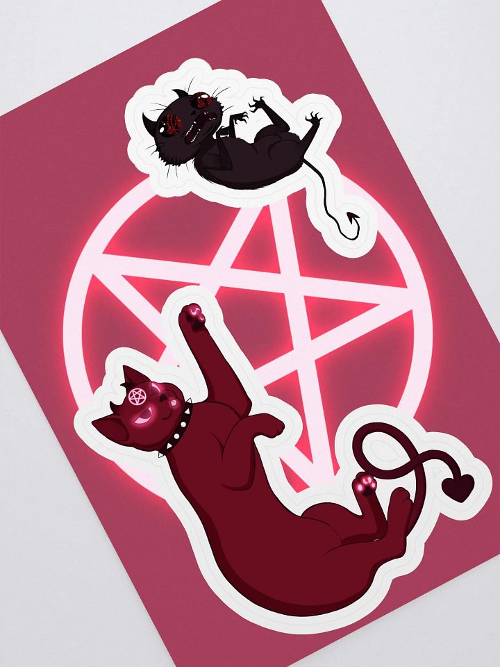 Bowtie & Anxiety Demon Sticker Sheet product image (2)